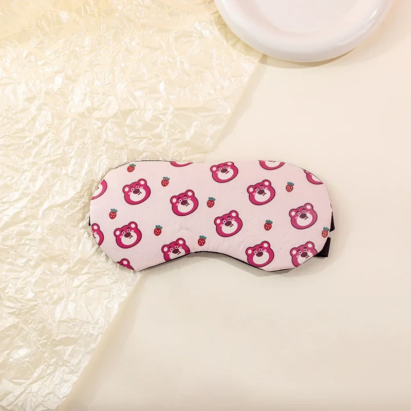 Переносная маска для сна Lotso мультяшная Милая шелковая глаз дорожная мягкая