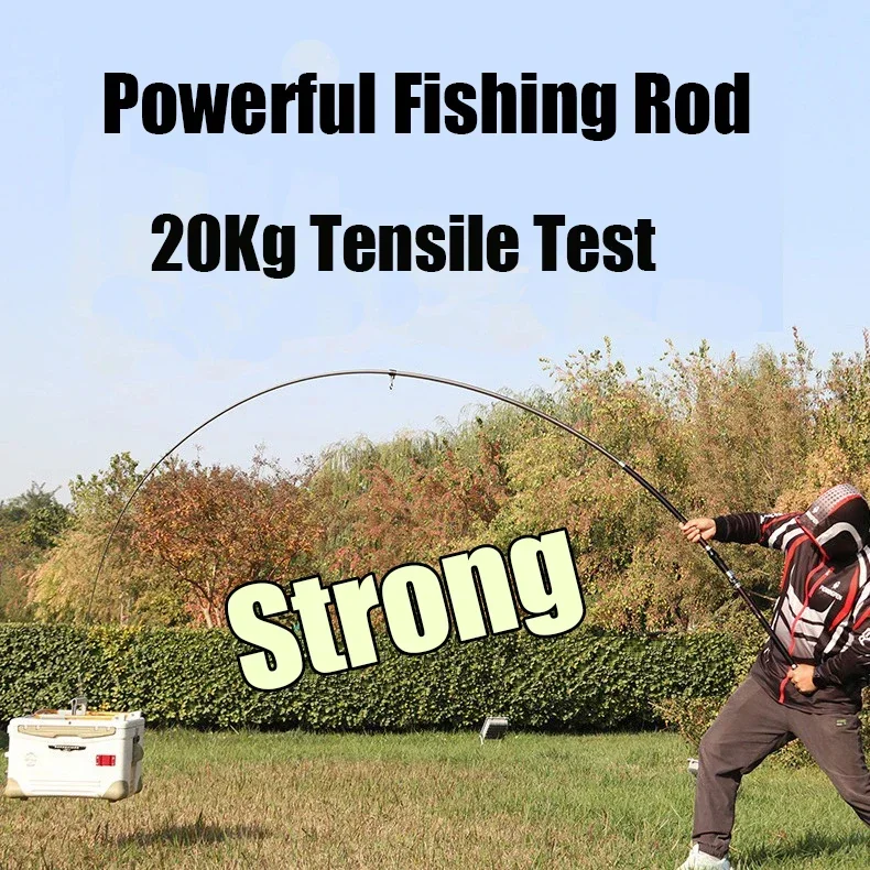 Карбоновая удочка 3 6–5 4 м 30 кг сверхтвердая приманка 200–300 г телескопическая для