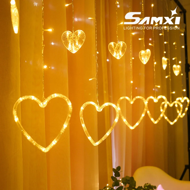 

LED Holiday Light Wedding Decoration Garland Room Decor Curtain Lights Outdoor Garden String Light IP65 Waterproof Fairy Lamp