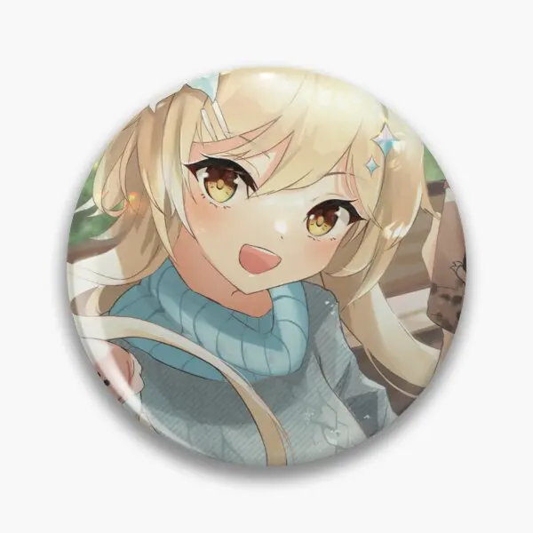 

Мягкая булавка для пуговиц Genshin Impact Lumine, модная брошь, Креативные украшения, металлическая одежда, мультяшный подарок, значок, Декор, забавны...