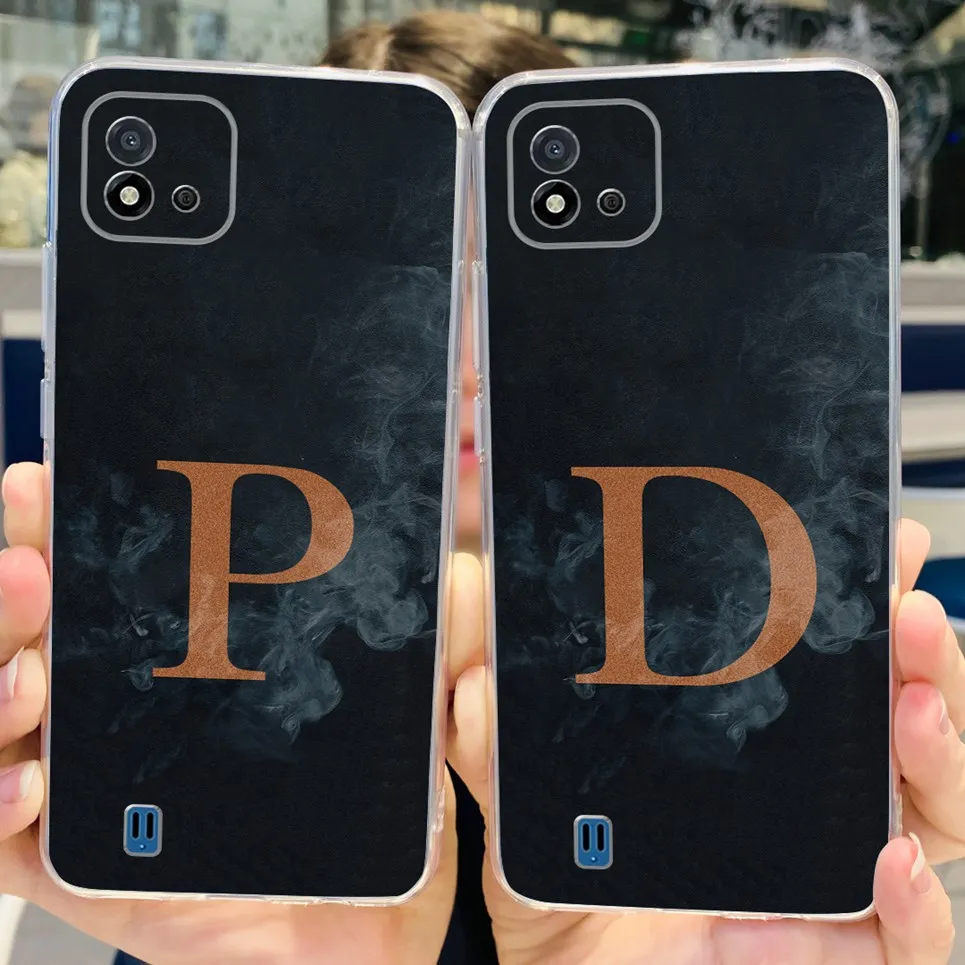 Мягкий корпус для Realme C11 2021 C21 C31 C21y C25y Противоударная задняя крышка с рисунком