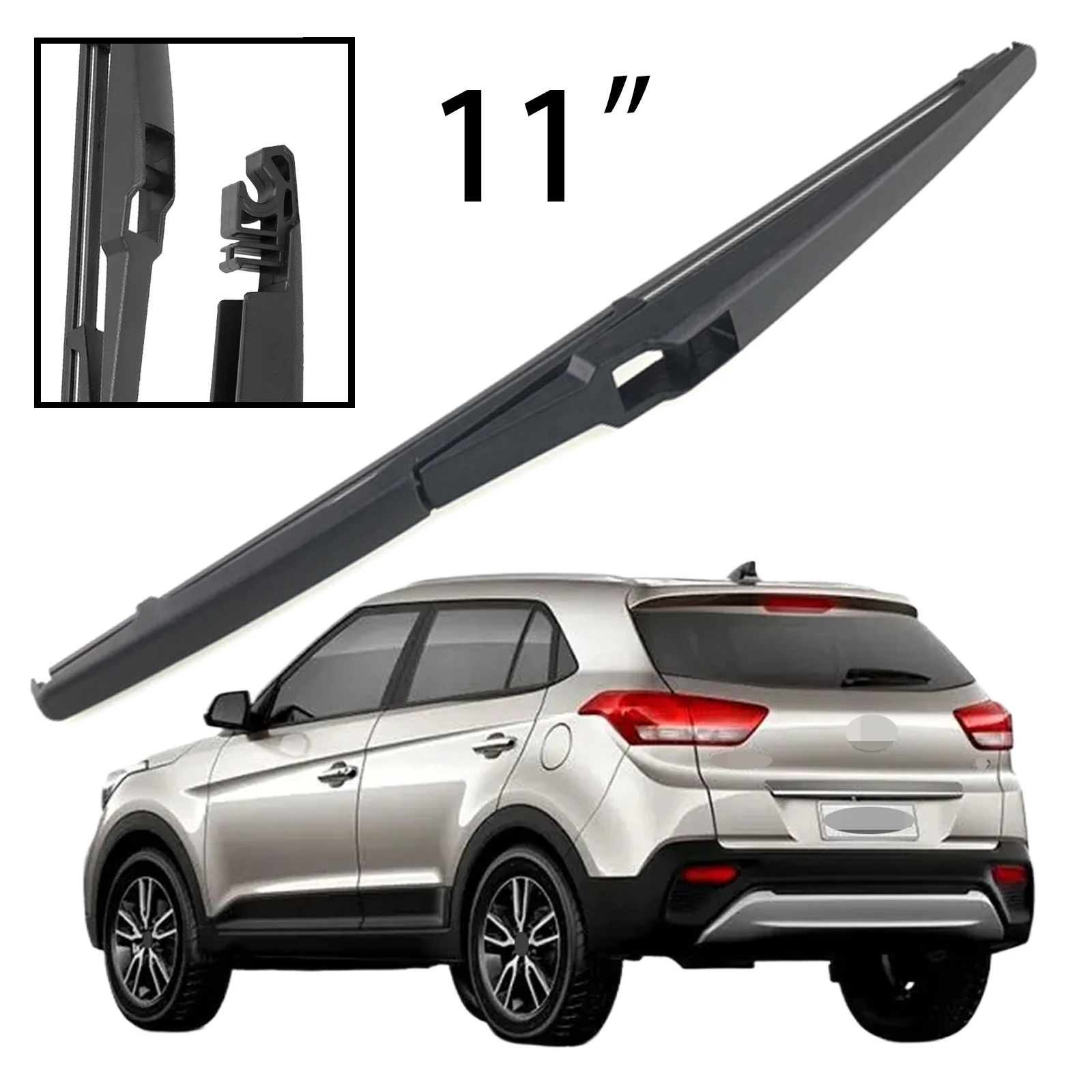 Щетка стеклоочистителя для Hyundai Creta IX25 MK1 2014-2019 11 дюймов задний заднего дворников