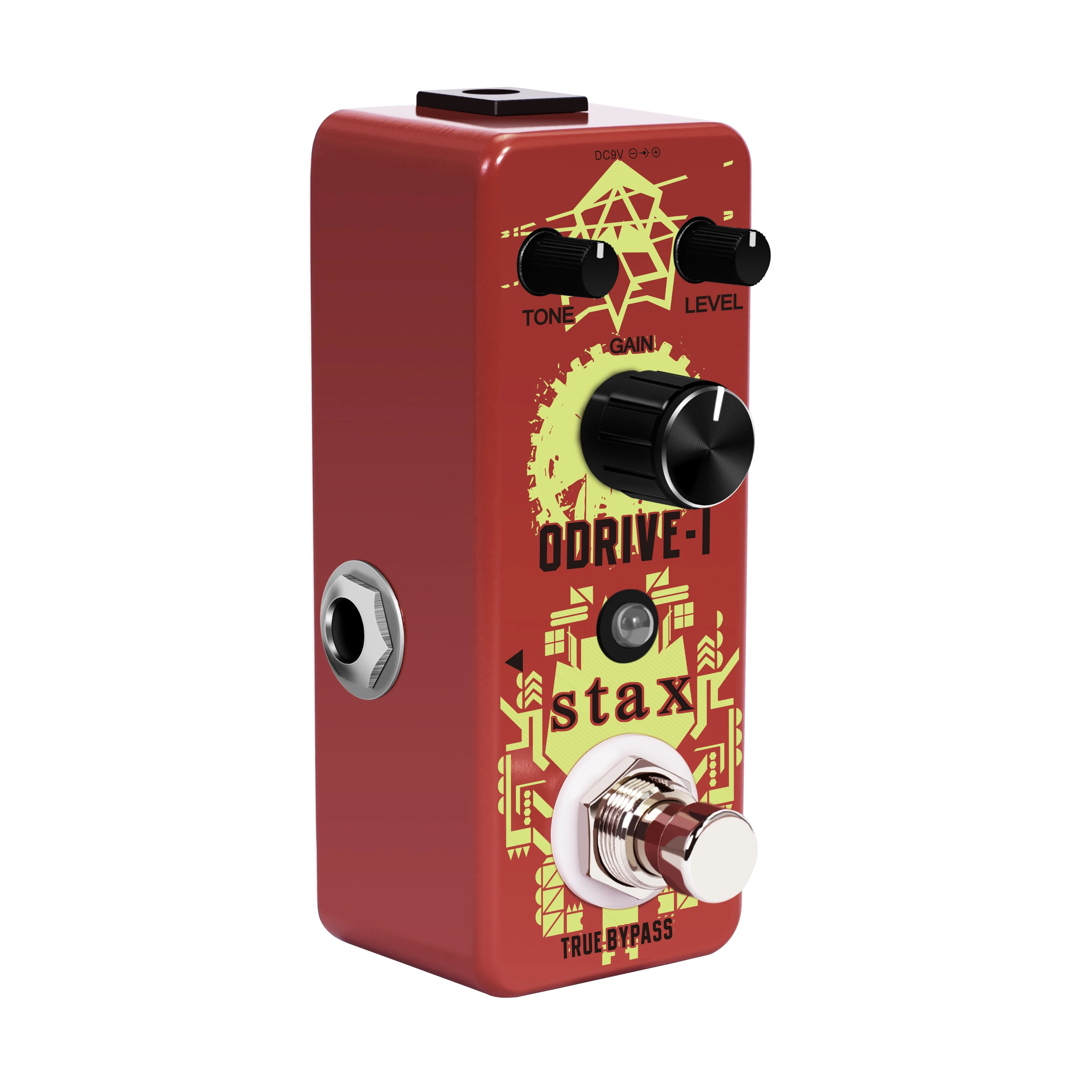 Stax LEF-302A Guitar Overdrive Effect Pedal Analog Classic Blues Style With Bright And Wild Sound Ture Bypass Full Metal Case