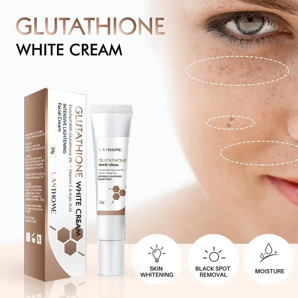 Крем для лица Lanthome Glutathione отбеливающий и удаляющий пятен 20 г K6E3