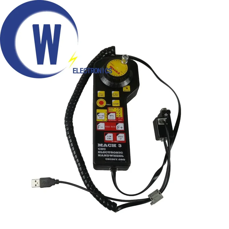 Подвесной электронный маховик Mach3 CNC mpg с аварийной остановкой Протокол Modbus для