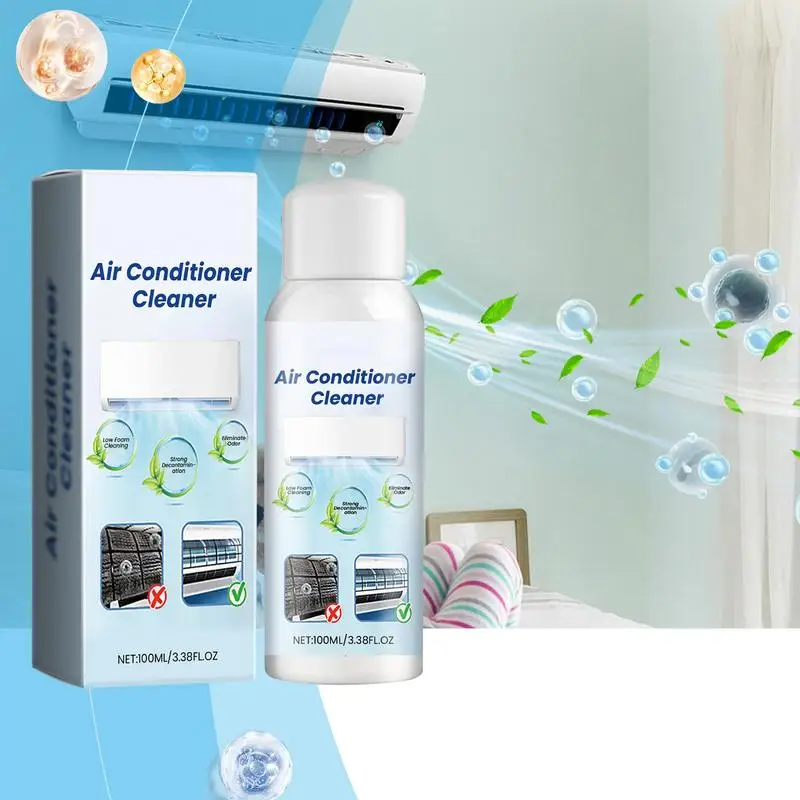 100 мл пенный очиститель для кондиционера профессиональный бытовой