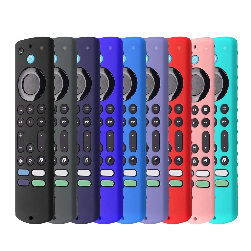 

Case for Amazon OmniSeries Remote Anti-Slip Silica Shockproof Impact-proof Cover