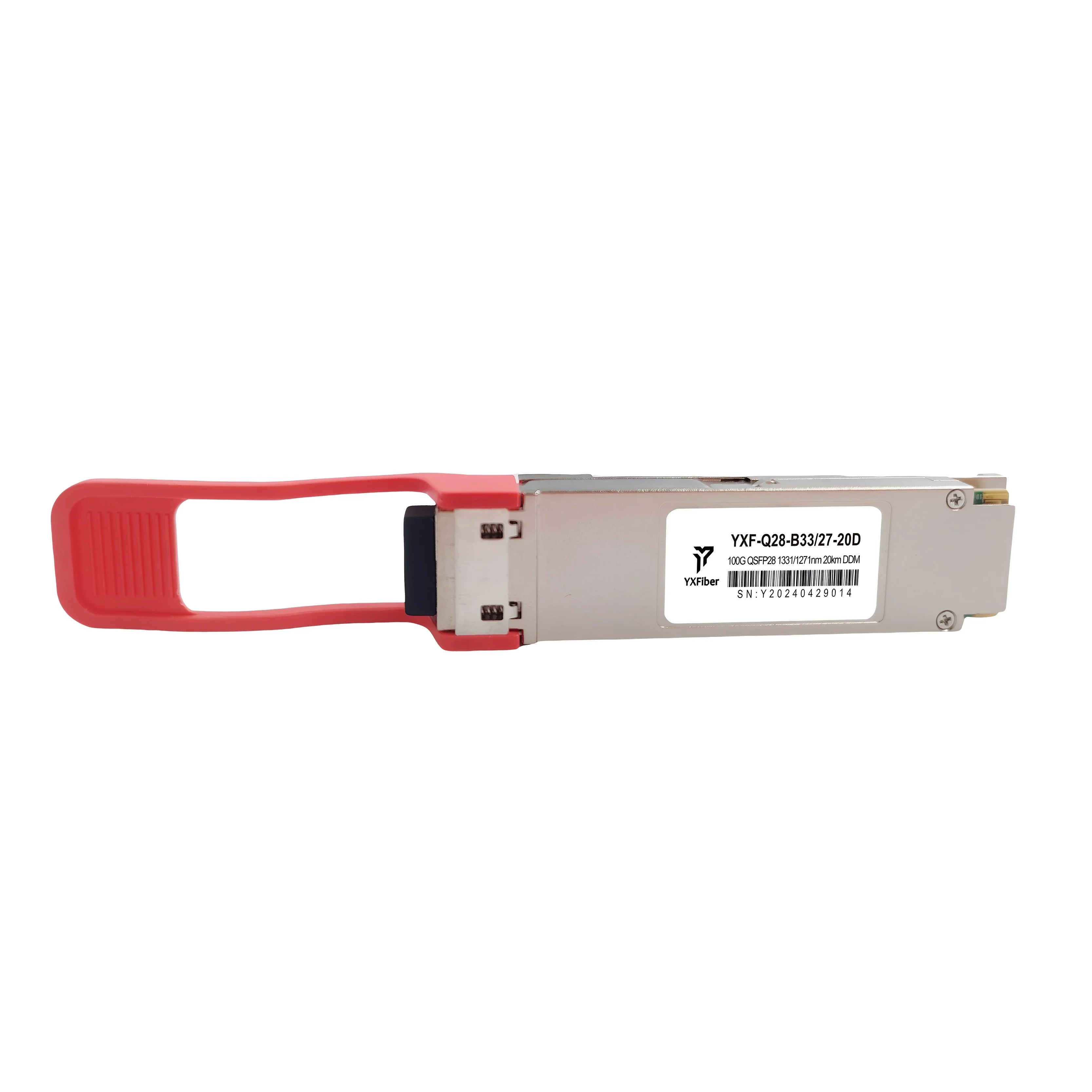 Высокое качество заводского 100G QSFP28 BIDI 20 км 1270 нм/1330 нм одномодовый одноволоконный