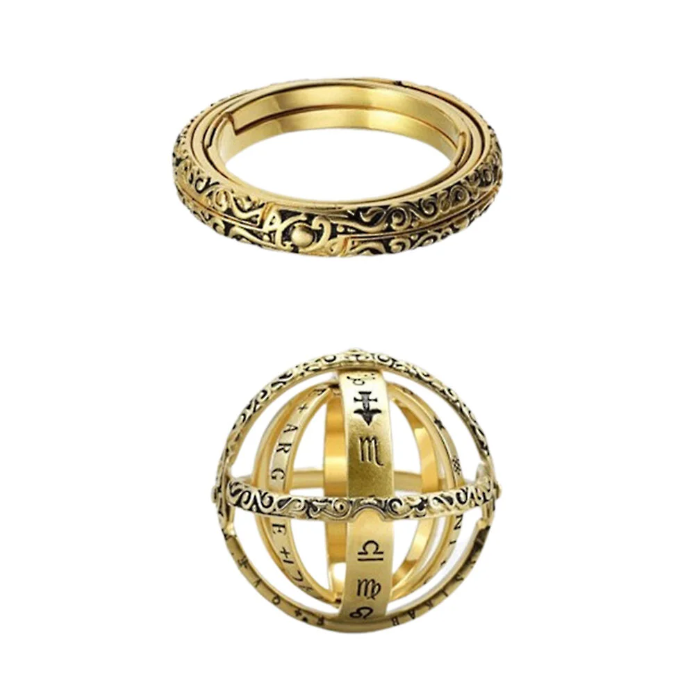 Astronomical Sphere Ball Ring Cosmic Rings Trendy Vintage Lovers Couples Jewelry