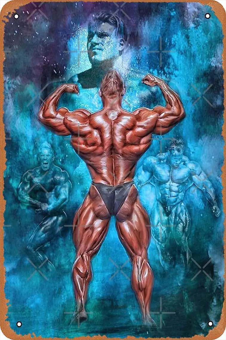 NUMOWANG Jay Cutler Mr Olympa Bodybuldng художественный плакат металлический Sgn 8X12 nches человек
