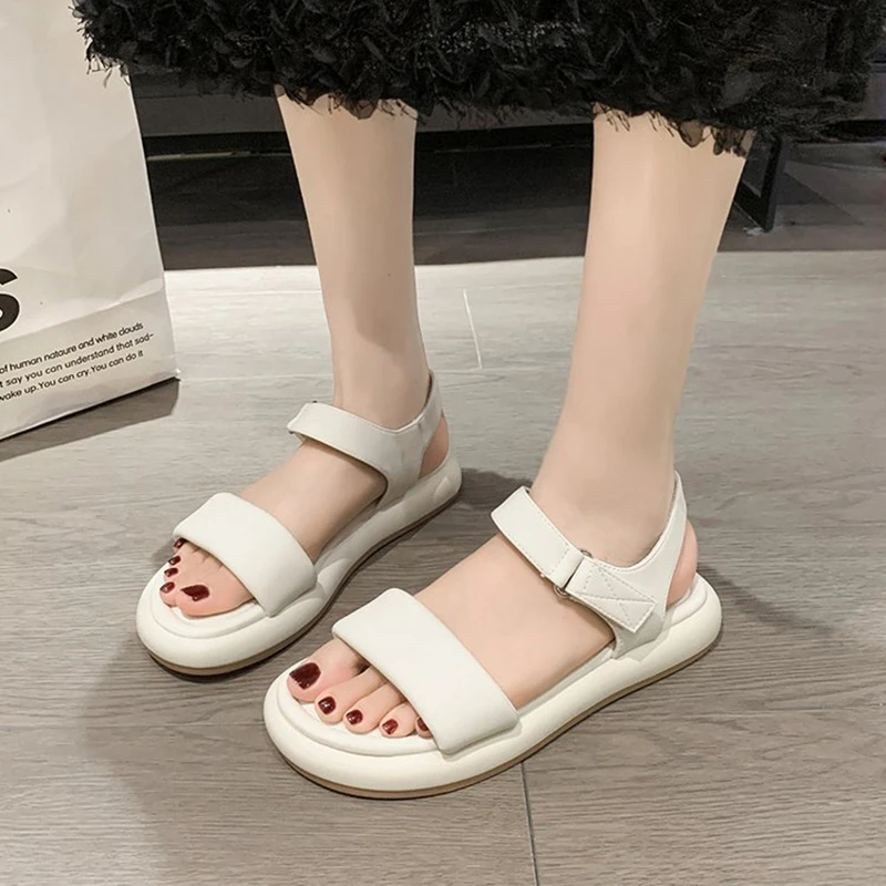 Summer Women's Casual Versatile Anti Slip Soft Sole Beach Sandals