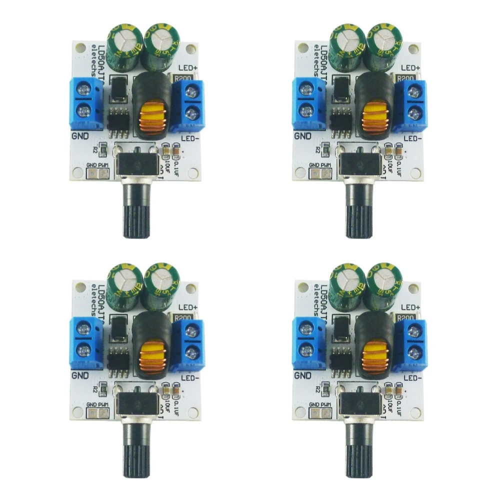 

1A DC 6-50V High-Power LED Driver Adjustable Constant Current PWM Regulator