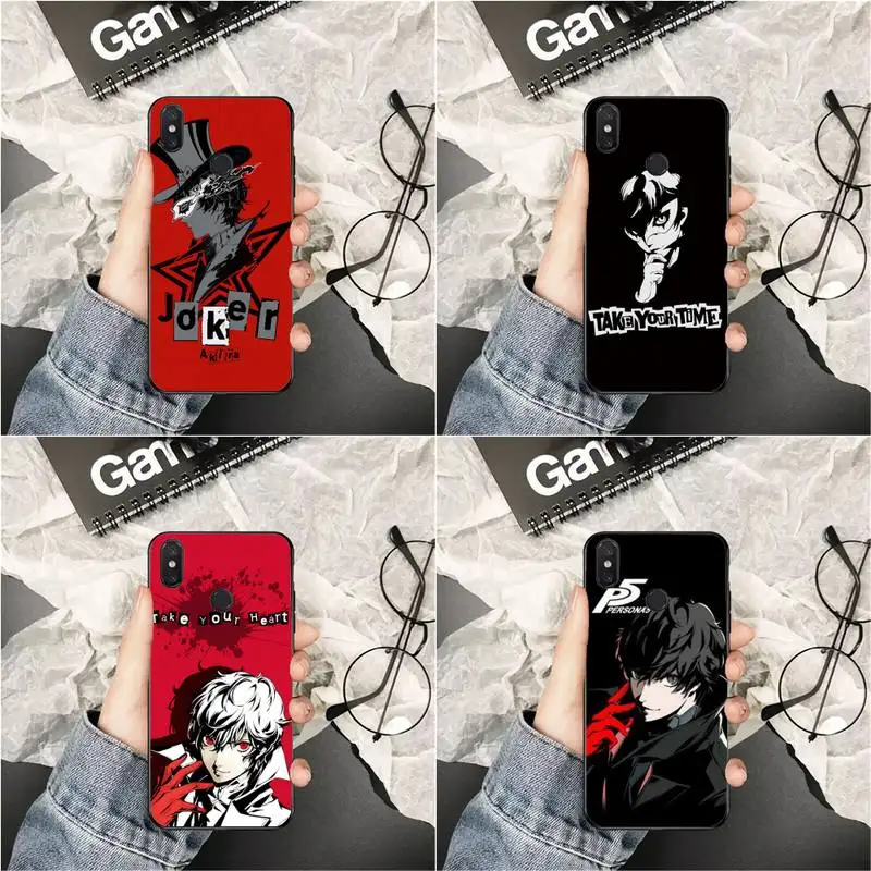 

Persona 5 Phone Case For Xiaomi 11 10 12Spro A2 A2lite A1 9 9SE 8Lite 8explorer F1 Poco 12S Ultra Cove