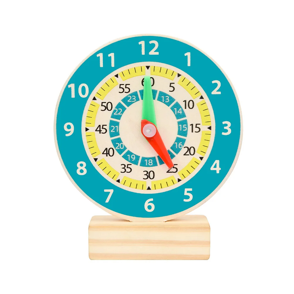 

Wooden Clock Number Clock Plaything Children Early Educational