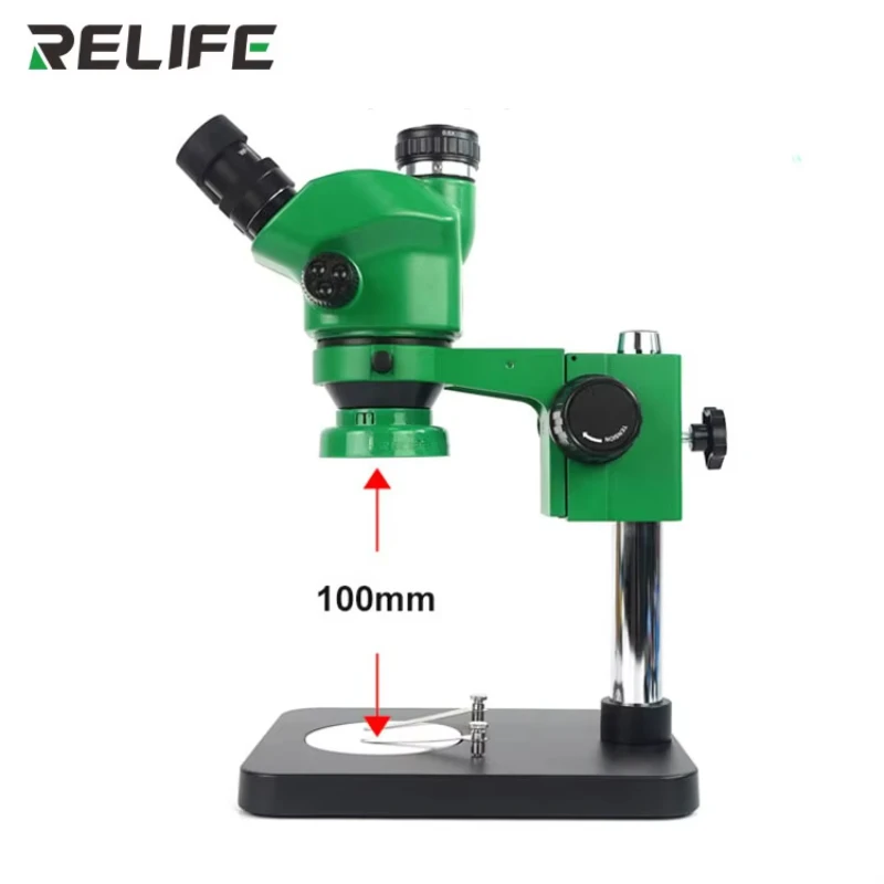 RELIFE RL-M5T-B1 0 7-5 0X тринокулярный HD стереомикроскоп с непрерывным зумом и фокусом