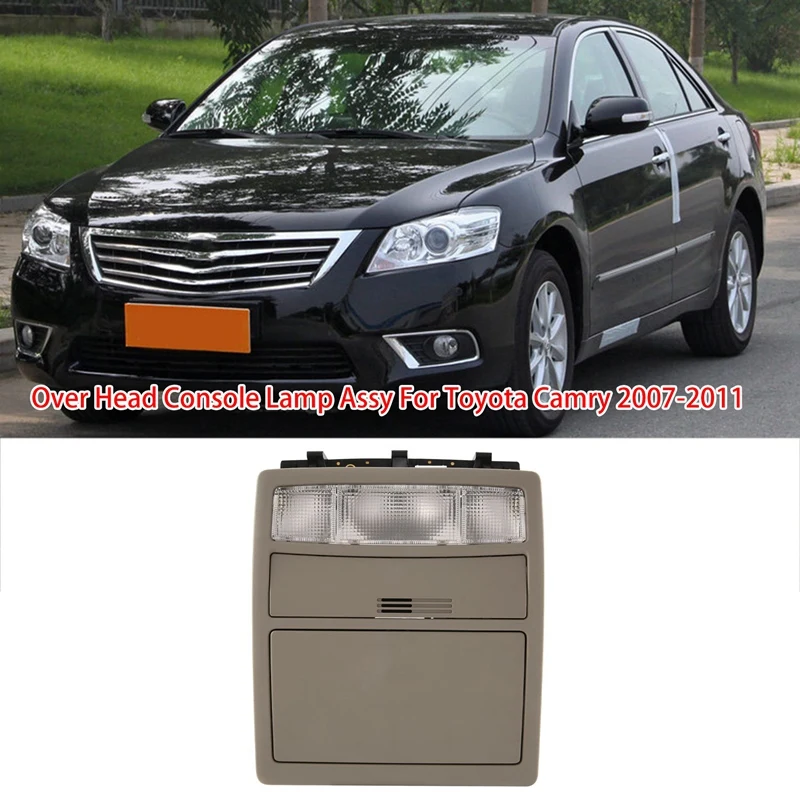 

Передний светильник для чтения автомобиля для Toyota Camry Land Cruiser Aurion 2007-2011, внутренний потолочный светильник в сборе, Чехол для очков
