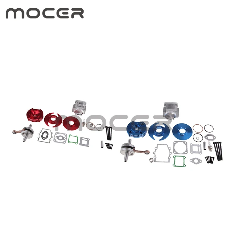 

Engine Cylinder Head Crank Cover Big Bore Top End Kit for 50cc Mini Dirt Pocket Bike