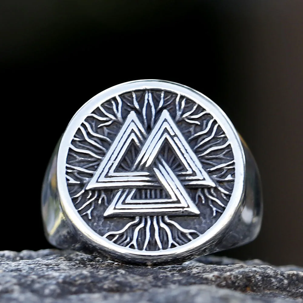 Новинка 2023 модный мужской амулет Valknut из нержавеющей стали 316L для викингов