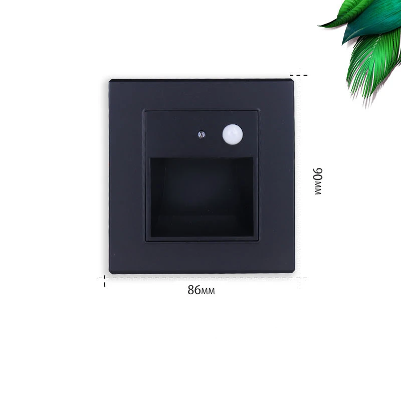 

Recessed PIR Sensor Stairs LED Wall Light For Home Stairs Corridor Sensor Lamp