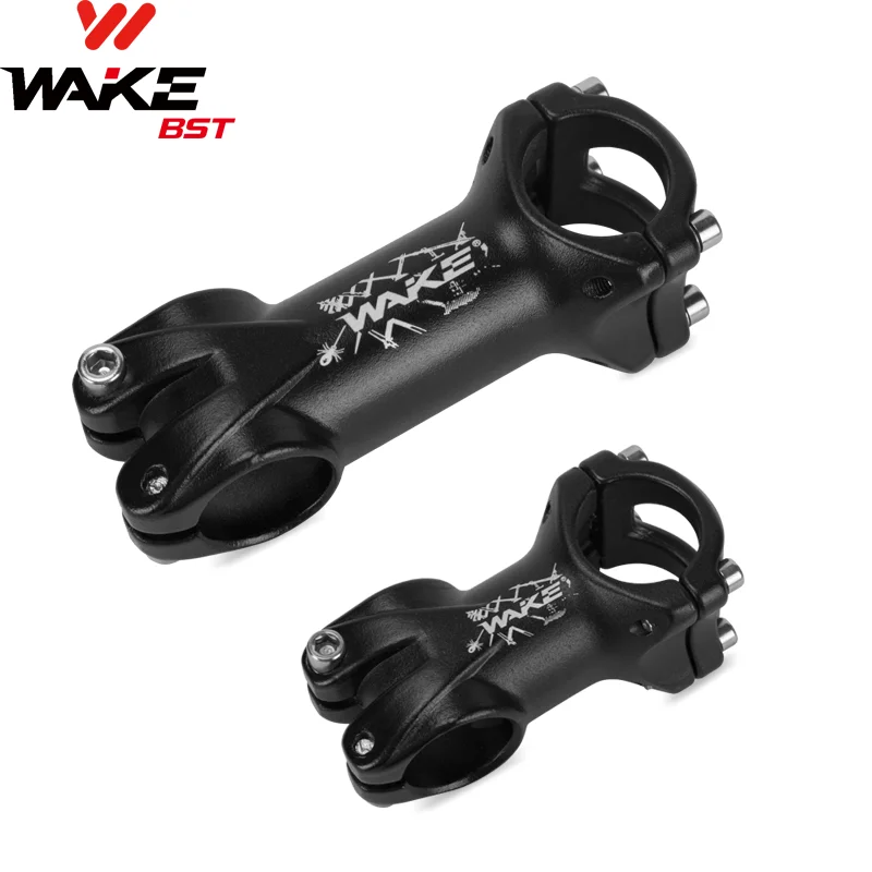 Велосипедный стержень для горного велосипеда Wake MTB, Аксессуары для велосипеда, 31,8 мм, 7 градусов, алюминиевый сплав, 90 мм, легкий для BMX, дорожный велосипед