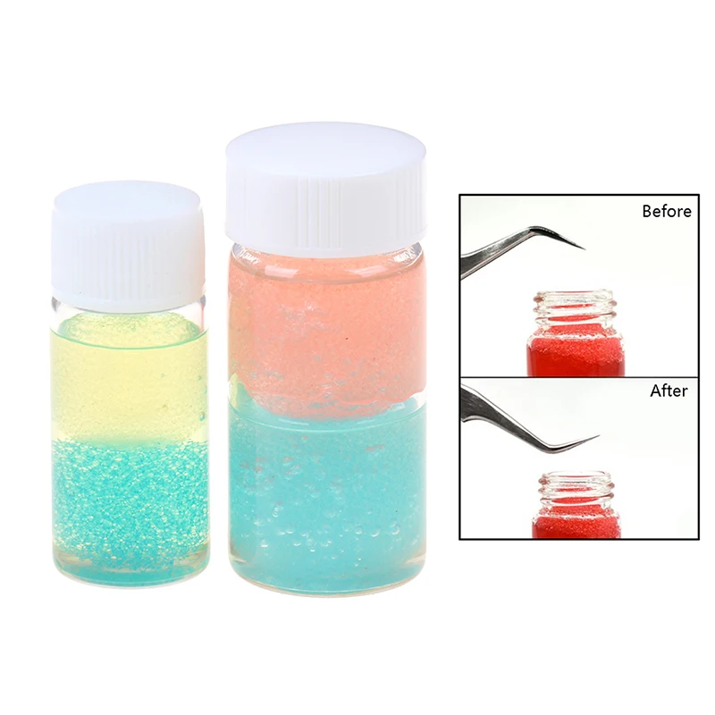 

30ml Professional Eyelash Extension Tweezers Cleaning Tools With Glue Remover Liquid And Sponge Ball Cleaner Tool