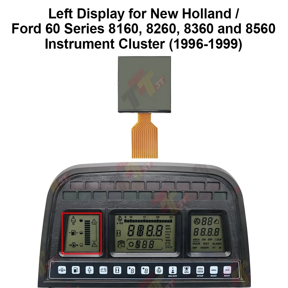 Фото Левый дисплей для приборной панели New Holland / Ford, Fiat M-Series и Case IH MXM №2