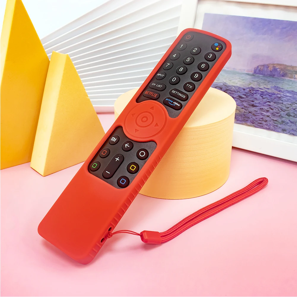 Чехол для пульта дистанционного управления телевизором Xiaomi 4S XMRM-010 X10 X6, защита от ударов, непромокаемый силиконовый покрытие, оболочка, нескользящая.