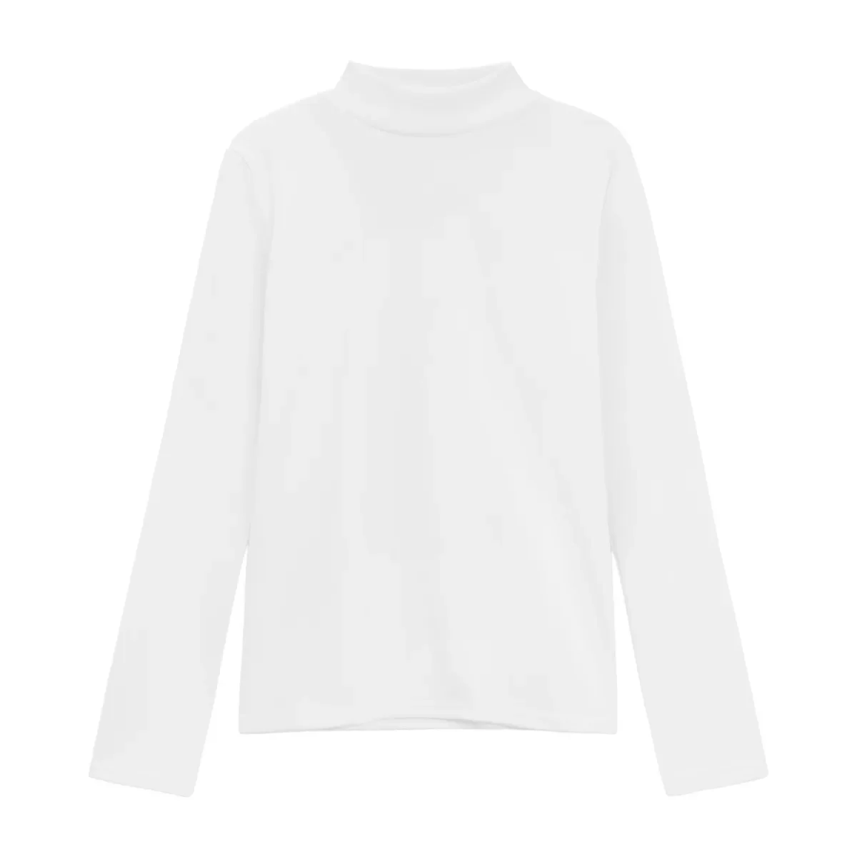 Женская осень 2023 новая футболка с длинными рукавами и внутренней подкладкой на