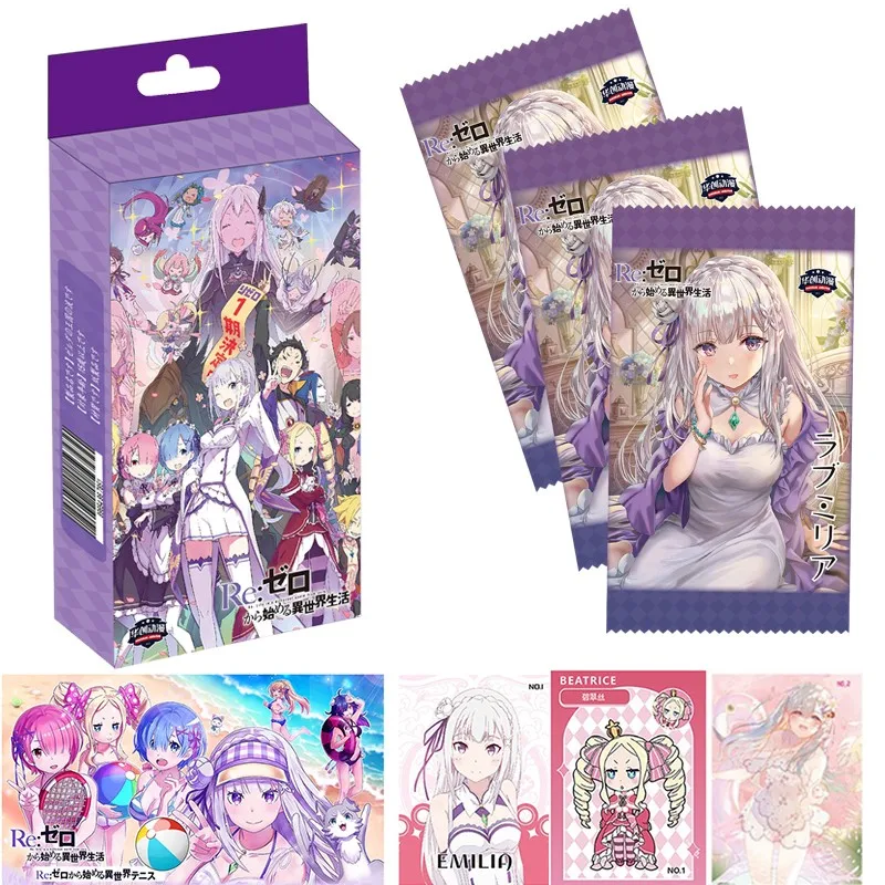 Rem Ram Emilia Goddess Story Waifu Cards Doujin Toys And Hobbies Gift