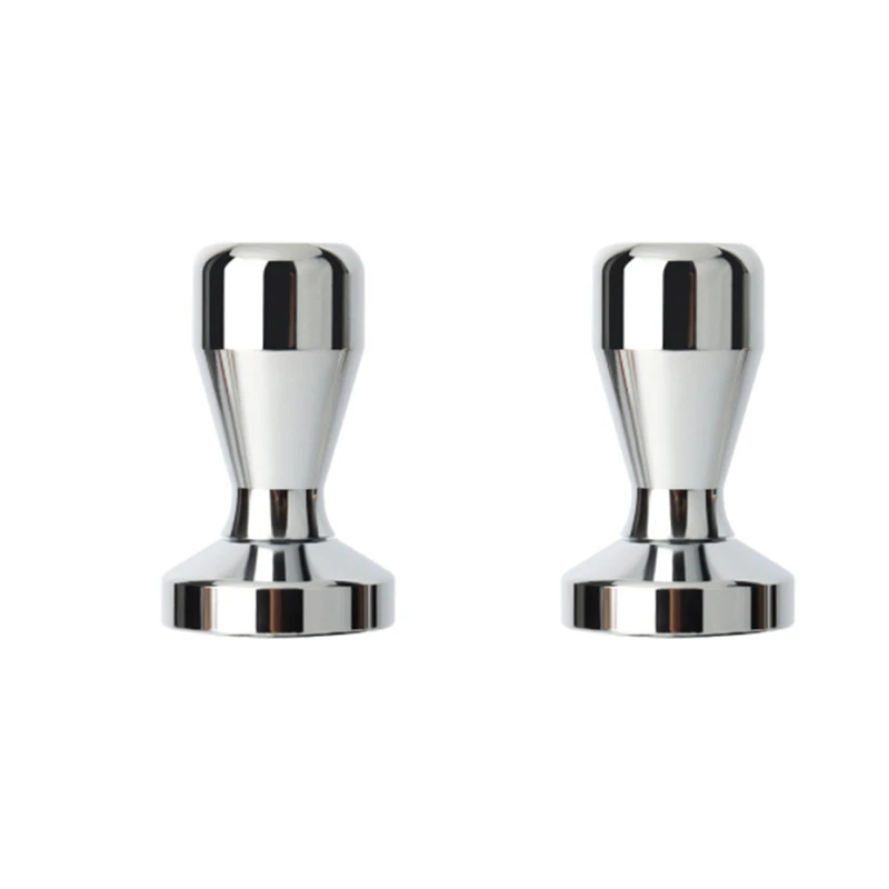 

1 шт. стальная кофеварка для приготовления эспрессо с плоской основой, калиброванная под давлением прессованная пудра (51 мм)