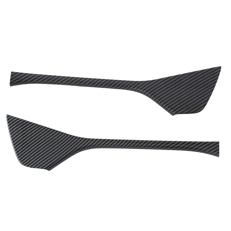 

2Pcs Carbon Fiber Car Central Control Gear Armrest Box Side Strip Trim For ID.4X ID4X 2022