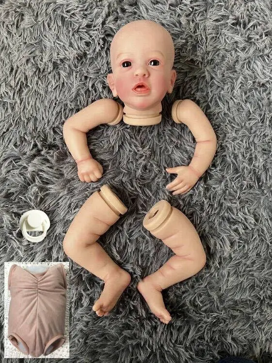 

NPK 20inch Already Painted With Color Reborn Doll Kit Aleyna soft touch with Body and Eyes COA included