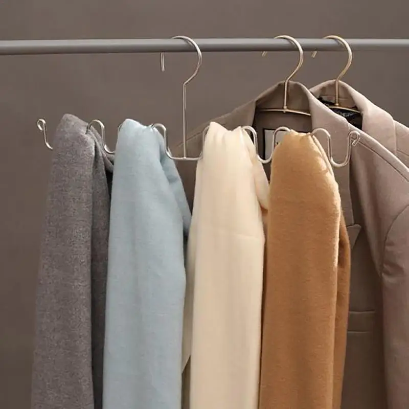 

Tank Top Hangers Portable Clothes Hanger Multifunctional Wave Hanger Cami Space Saving For Towel Tanks Tops Strap Dress Tie