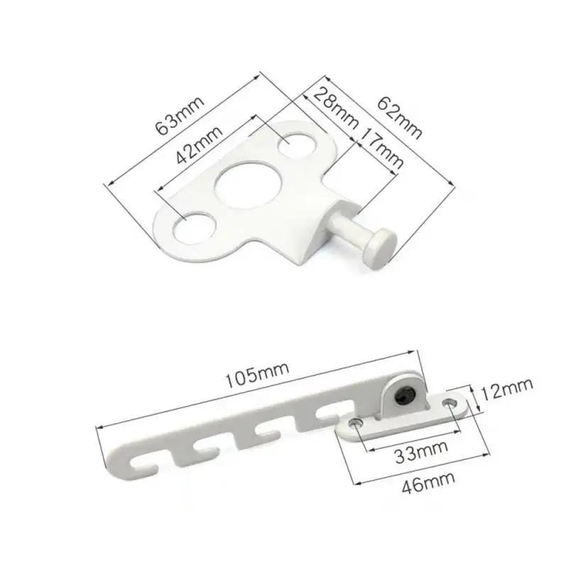 Plastic Steel Door And Window Limit Wind Hook Ventilation Limiter Retainer Child Safety Wind Brace Bracket Lock Latches For Home images - 6
