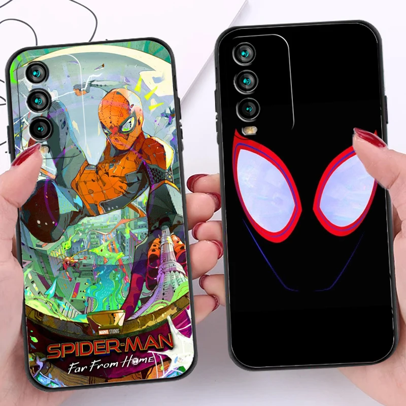 

Marvel Spiderman Phone Cases For Xiaomi Redmi 9AT 9 9T 9A 9C Redmi Note 9 9 Pro 9S 9 Pro 5G Coque Back Cover Carcasa