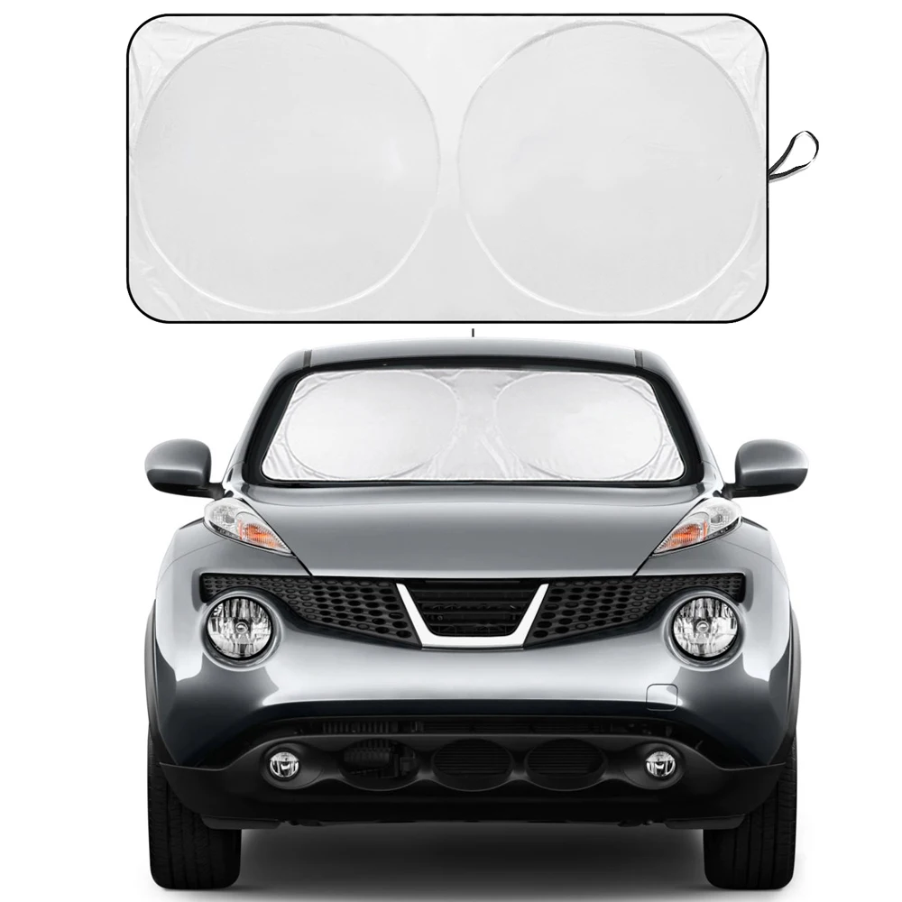 

Car Driver Window Sunshade Windshield Visor Sunscreen Sun Shade Cover Logo For Nissan Cube GT-R Nismo Sentra 350-370Z Anti-UV