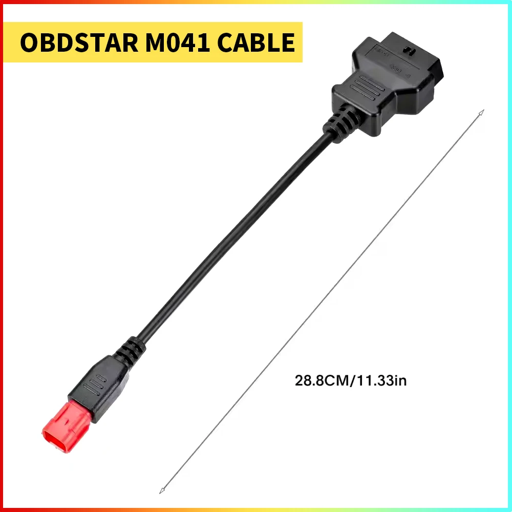 Кабель OBDSTAR M041 для мотоциклов Ducati 2019 года выпуска и новее (Евро V) с функцией настройки приборной панели, совместимый с MS80, MS50, IScan и ODOMaster Tool. (art.: 3920dc73505cf) - 3920dc73505cf
