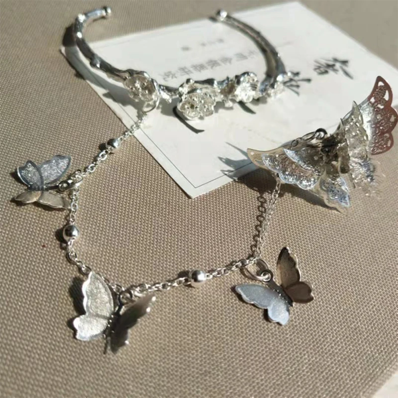 Аниме Tian Guan Ci Fu браслет с кольцом-колокольчиком Hua Cheng Xie Lian