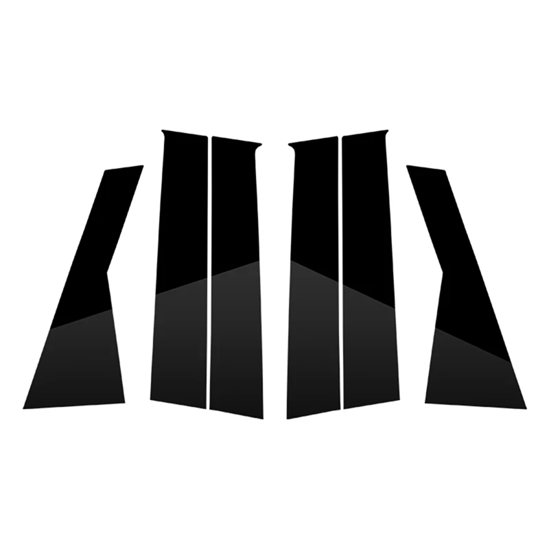 

Car Window Pillar Posts Door Trim Decal Cover For Dodge Journey 2010-2016 Exterior Accessories Black