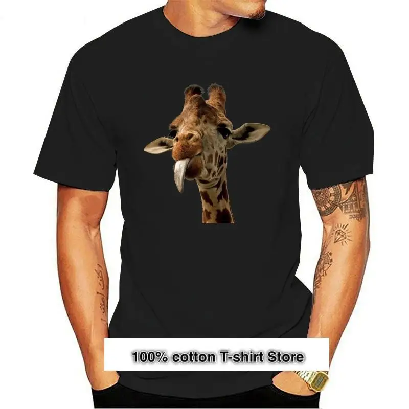 

Camiseta Unisex con dibujo de jirafa para niños y niñas