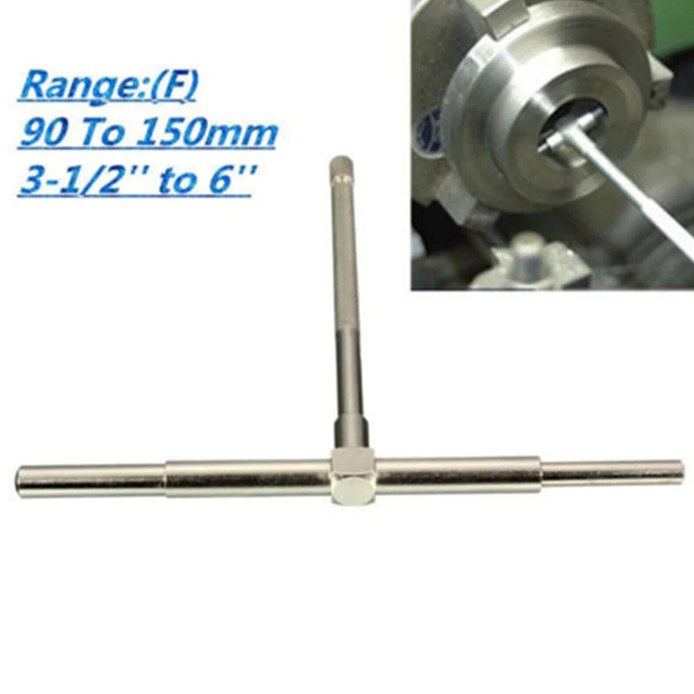 

6pcs 8-150mm Scale T-Bore Telescopic Gauge Silver Portable Tool Steel Caliper Micrometer Adjustable Engineer Accurate Durable