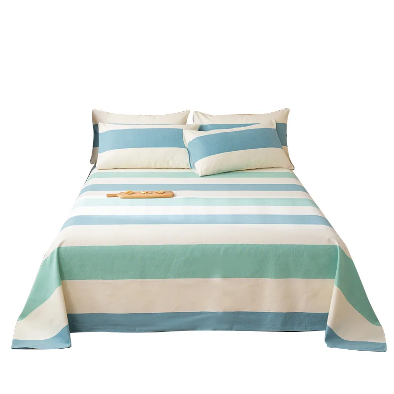 Простыня из плотной старой грубой ткани цельная летняя хлопково-льняная