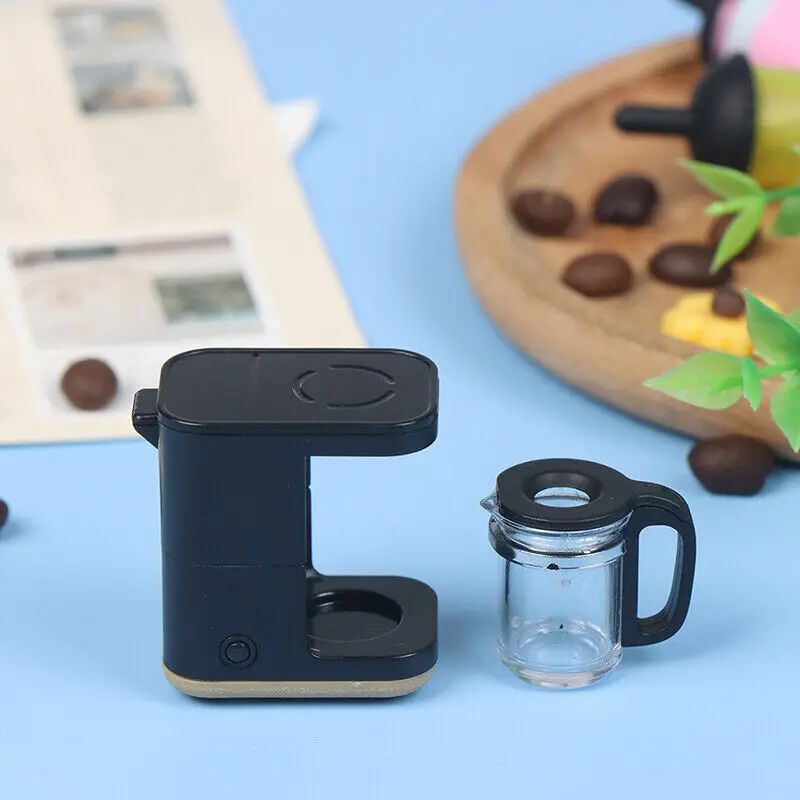 

1:12 Dollhouse Miniature Coffeemaker Kitchen Coffee Machine Coffee Pot Doll