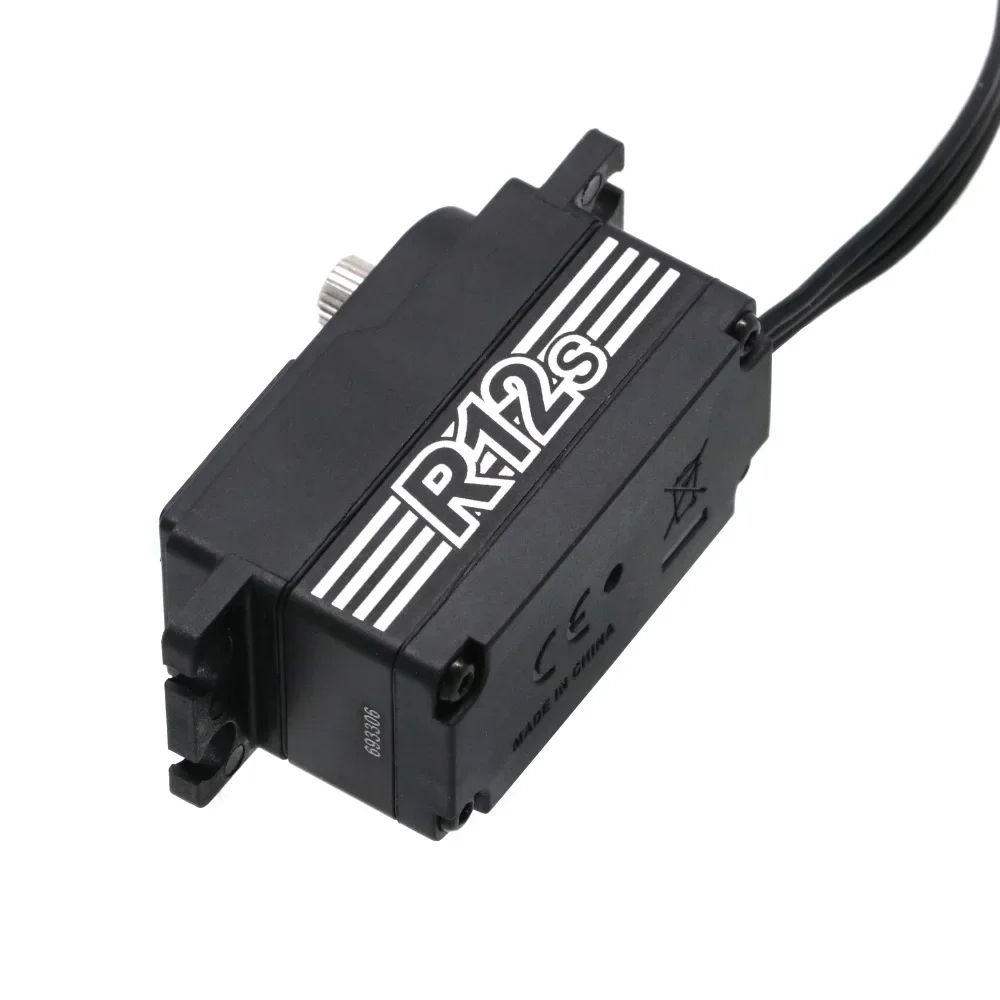 Фото Сервопривод SmCpPower HD R12S 12KG с высоким крутящим моментом, бесщеточный, с металлическим редуктором, 6.0 ~ 8.4В, для радиоуправляемых моделей автомобилей 1/10 №5
