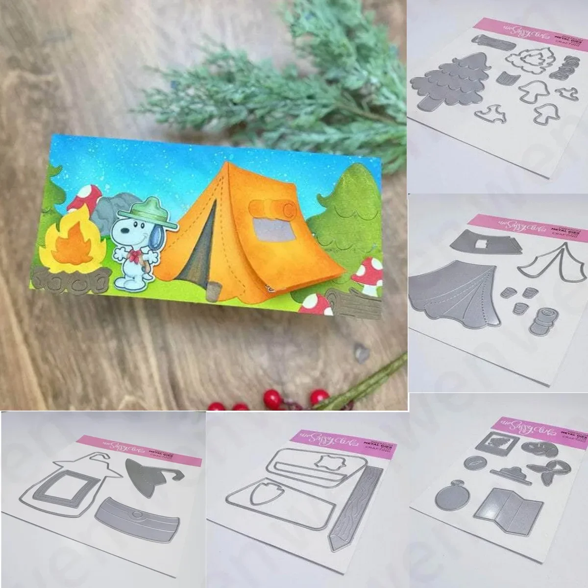 Новый фонарь палатка металлические штампы для DIY украшение скрапбукинга