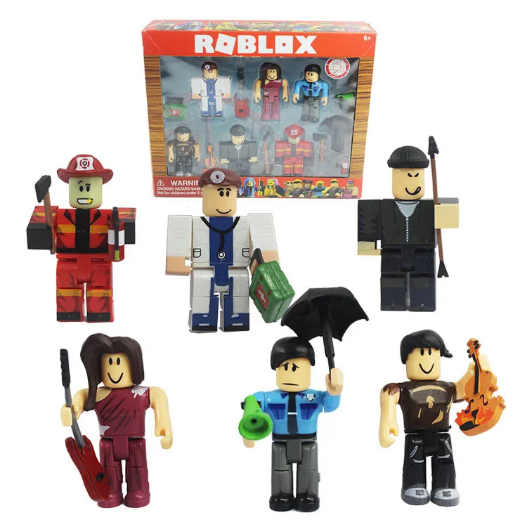 6-9cm Roblox Action Figures with Props Accessories Children's Puzzle Educational Toys Building Figure Assembling Game | Игрушки и