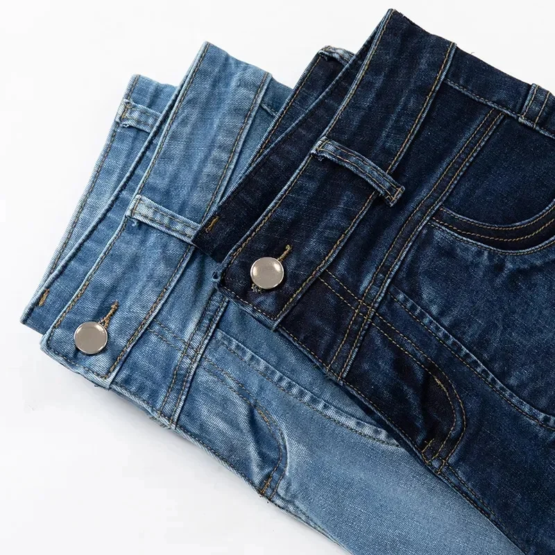 Шорты женские джинсовые с завышенной талией универсальные модные повседневные