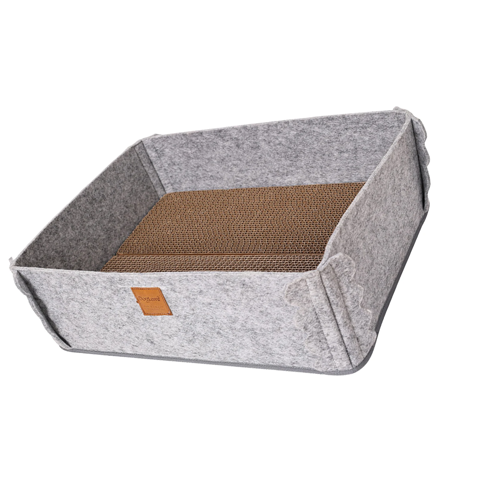 

Cat Scratching Board Safe Anti-Cat Scratching Claw Sharpener Reversible Durable Corrugated Scratching Pad Great Cat Toy