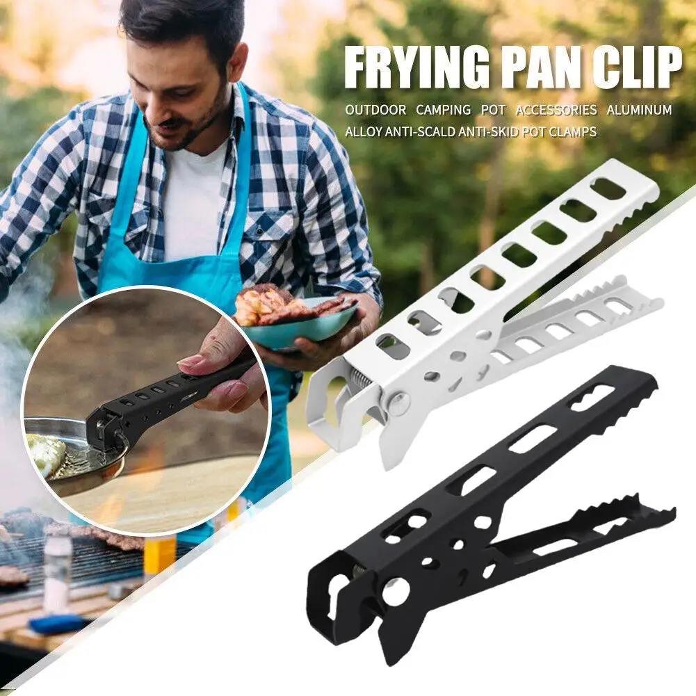 

1 Pcs Anti-Scald Pot Pan Bowl Gripper Outdoor Anti Accessory Camping Picnic Scalding Clip Tableware Food Clamp Clip Pot Bar C6G2