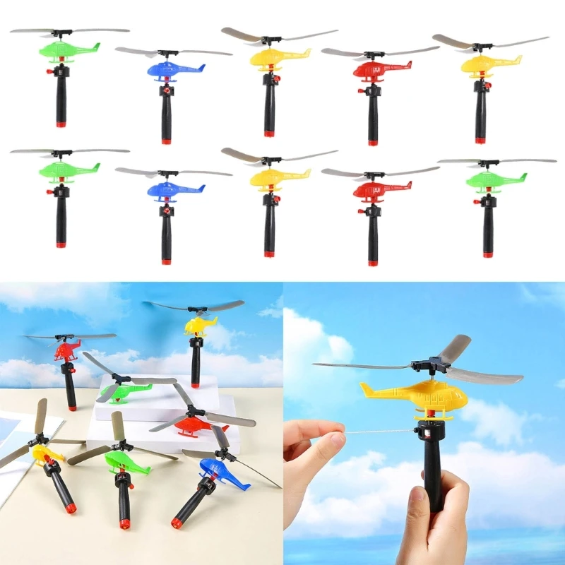 

10pcs Flying Helicopter Set Toy Easy-Flyer Propeller-Toy Kids Favor Outdoor Toy